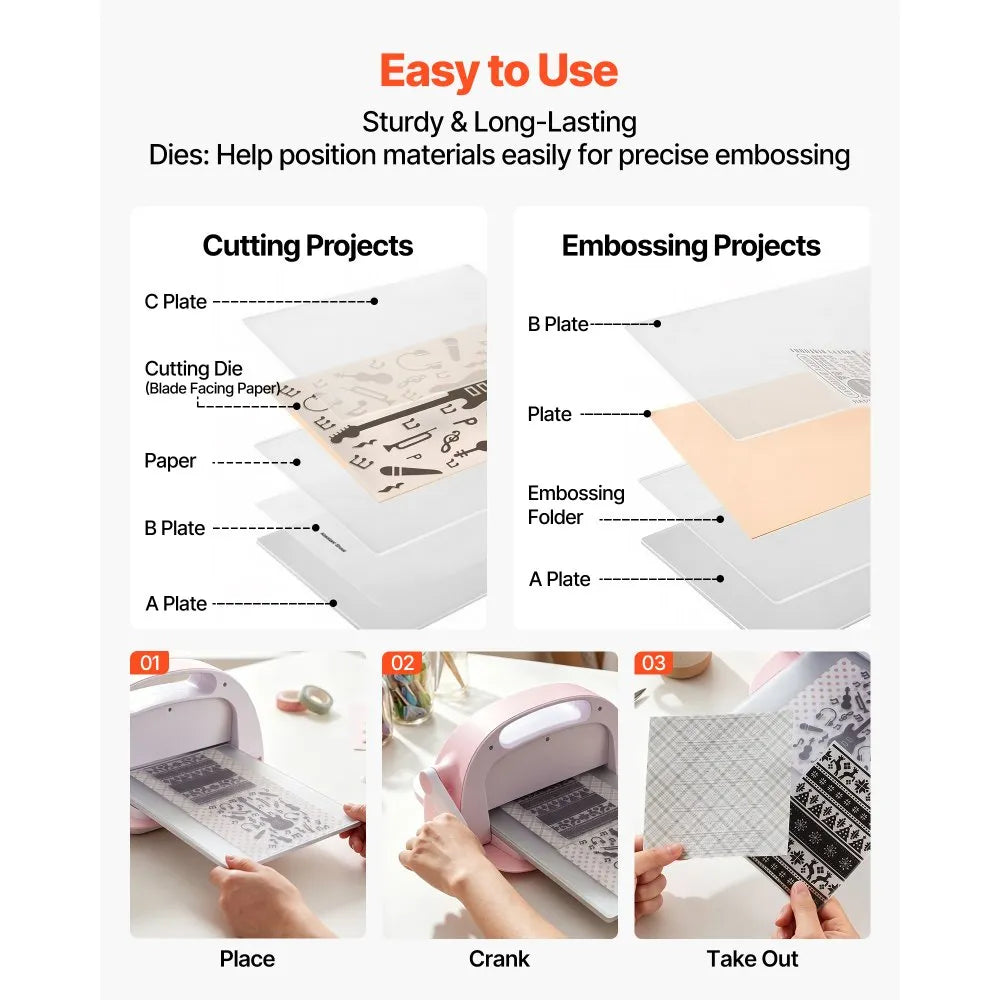 Embossing Folders Set, 15 Pieces 4.13