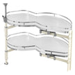 VEVOR 2 Tier Swing Right Blind Corner Cabinet Pull Out Soft Close Organizer