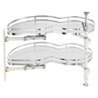 VEVOR 2 Tier Swing Left Blind Corner Cabinet Pull Out Soft Close Organizer