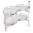 VEVOR 2 Tier Swing Left Blind Corner Cabinet Pull Out Soft Close Organizer