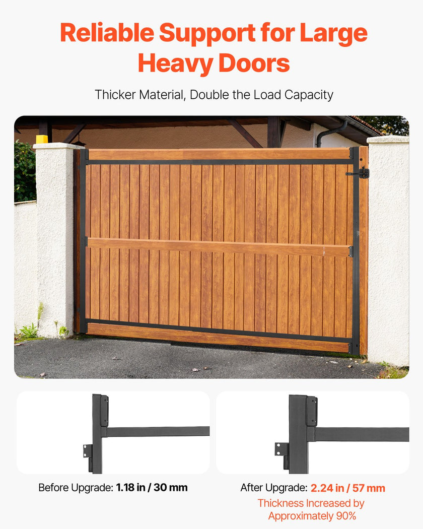 VEVOR Gate Building Kit Fits 36 to 60 in Wide Openings 6 to 7 ft High Fence