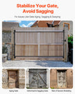 VEVOR Gate Building Kit Fits 40 to 72 in Wide Openings 4 to 5 ft High Fence