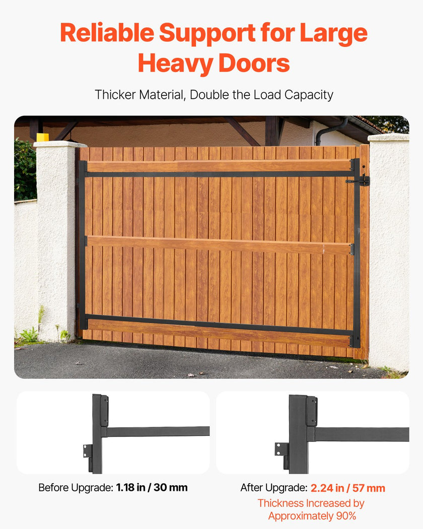 VEVOR Gate Building Kit Fits 40 to 72 in Wide Openings 4 to 5 ft High Fence