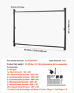 VEVOR Gate Building Kit Fits 60 to 96 in Wide Openings 6 to 7 ft High Fence