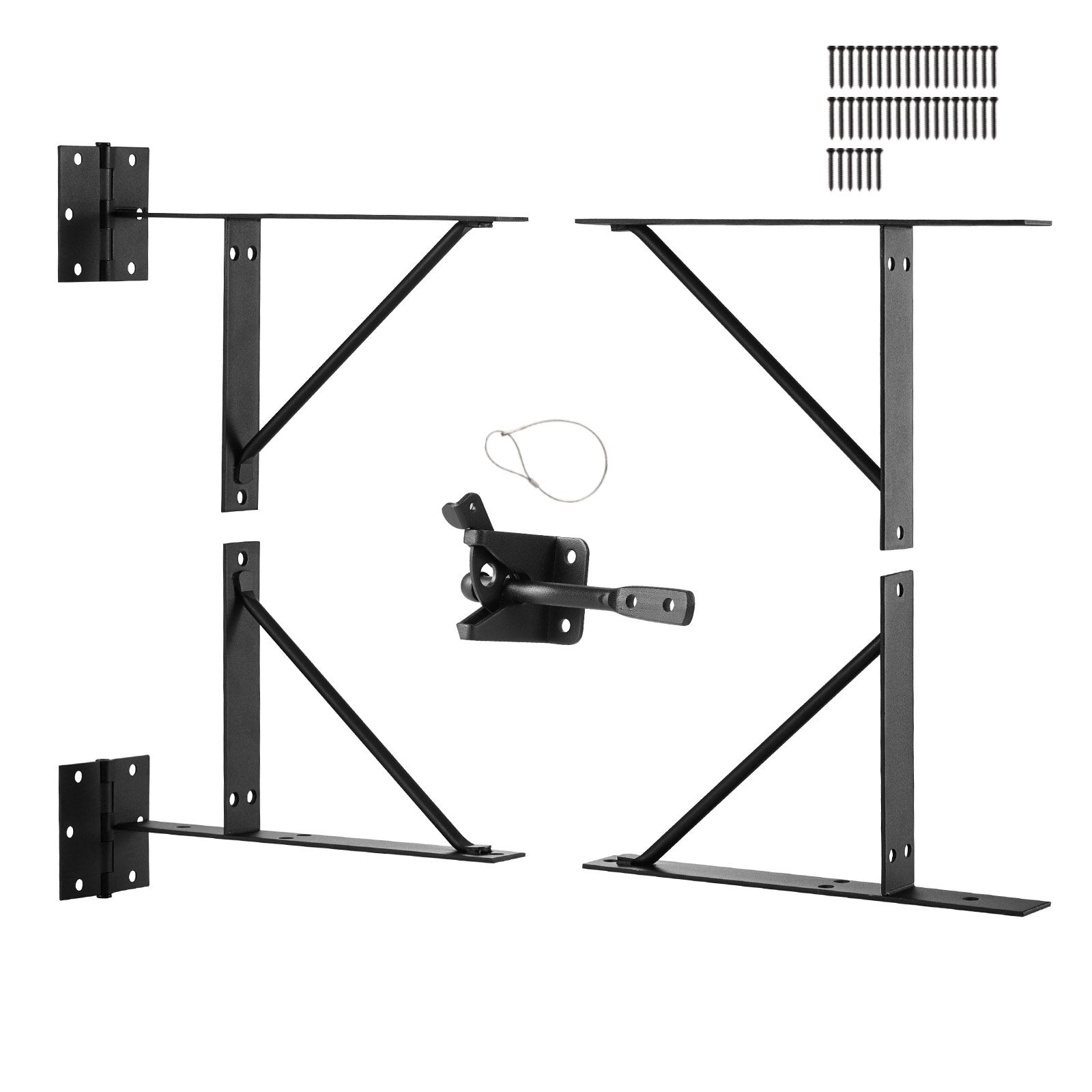 VEVOR Gate Corner Brace Bracket Anti Sag Gate Frame Hardware Kit for Stable Gate