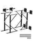 VEVOR Gate Corner Brace Bracket 2 Sets Anti Sag Gate Frame Hardware Kit Iron