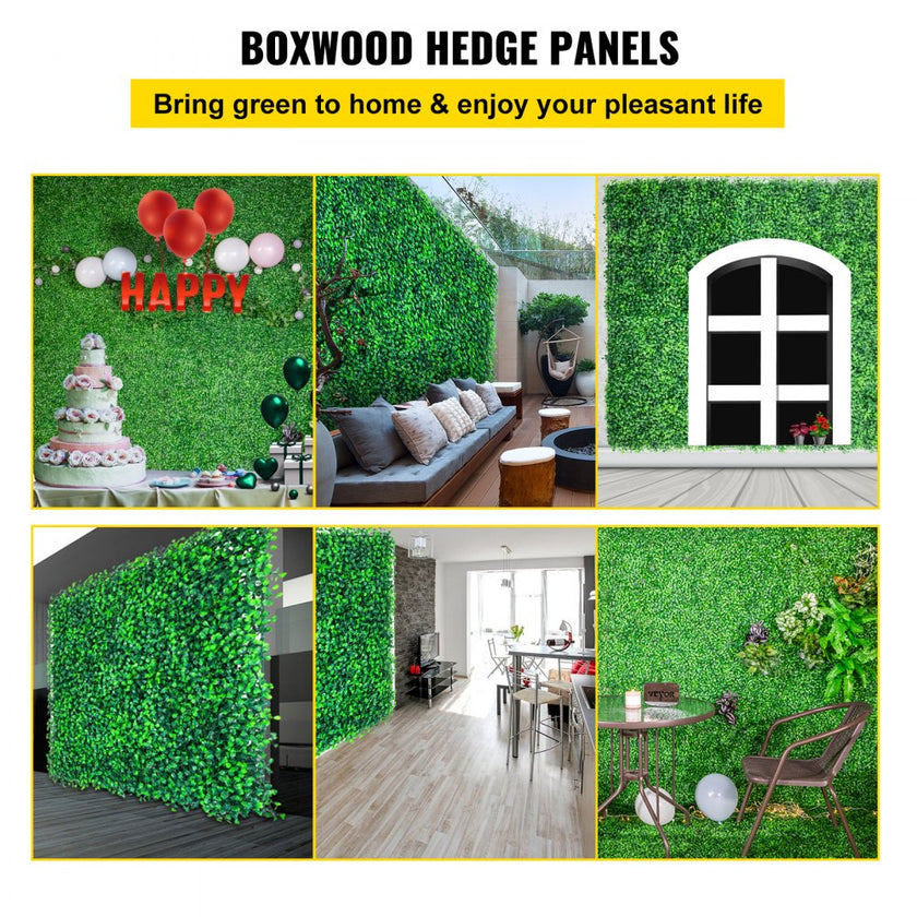 VEVOR Artificial Boxwood Panels, 14 PCS 20