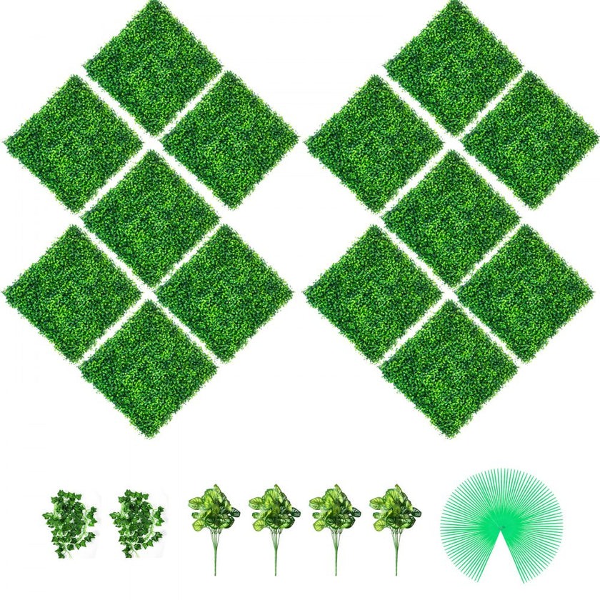 VEVOR Artificial Boxwood Panels, 14 PCS 20