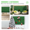 VEVOR Artificial Boxwood Panel UV 24pcs Boxwood Hedge Wall Panels Artificial Grass Backdrop Wall 24