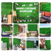 VEVOR Artificial Boxwood Panel UV 4pcs Boxwood Hedge Wall Panels Artificial Grass Backdrop Wall 24X16