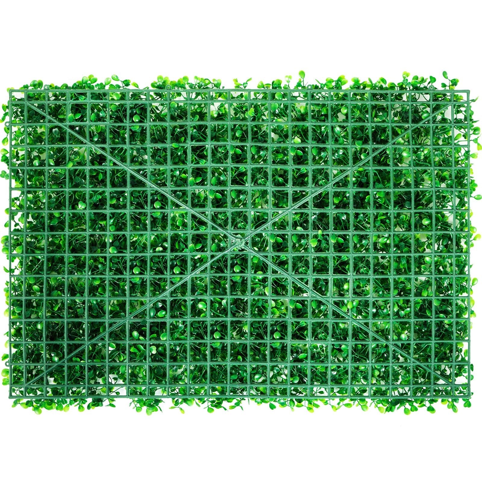 VEVOR Artificial Boxwood Panel UV 4pcs Boxwood Hedge Wall Panels Artificial Grass Backdrop Wall 24X16