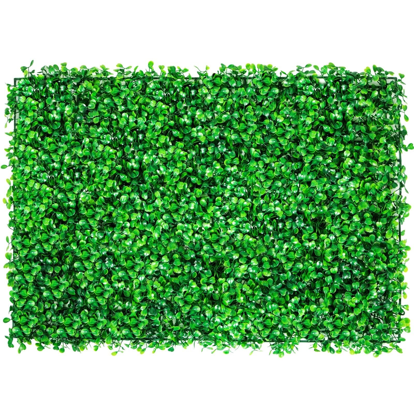 VEVOR Artificial Boxwood Panel UV 4pcs Boxwood Hedge Wall Panels Artificial Grass Backdrop Wall 24X16