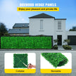 VEVOR Artificial Boxwood Panel UV 6pcs Boxwood Hedge Wall Panels, Artificial Grass Backdrop Wall 20