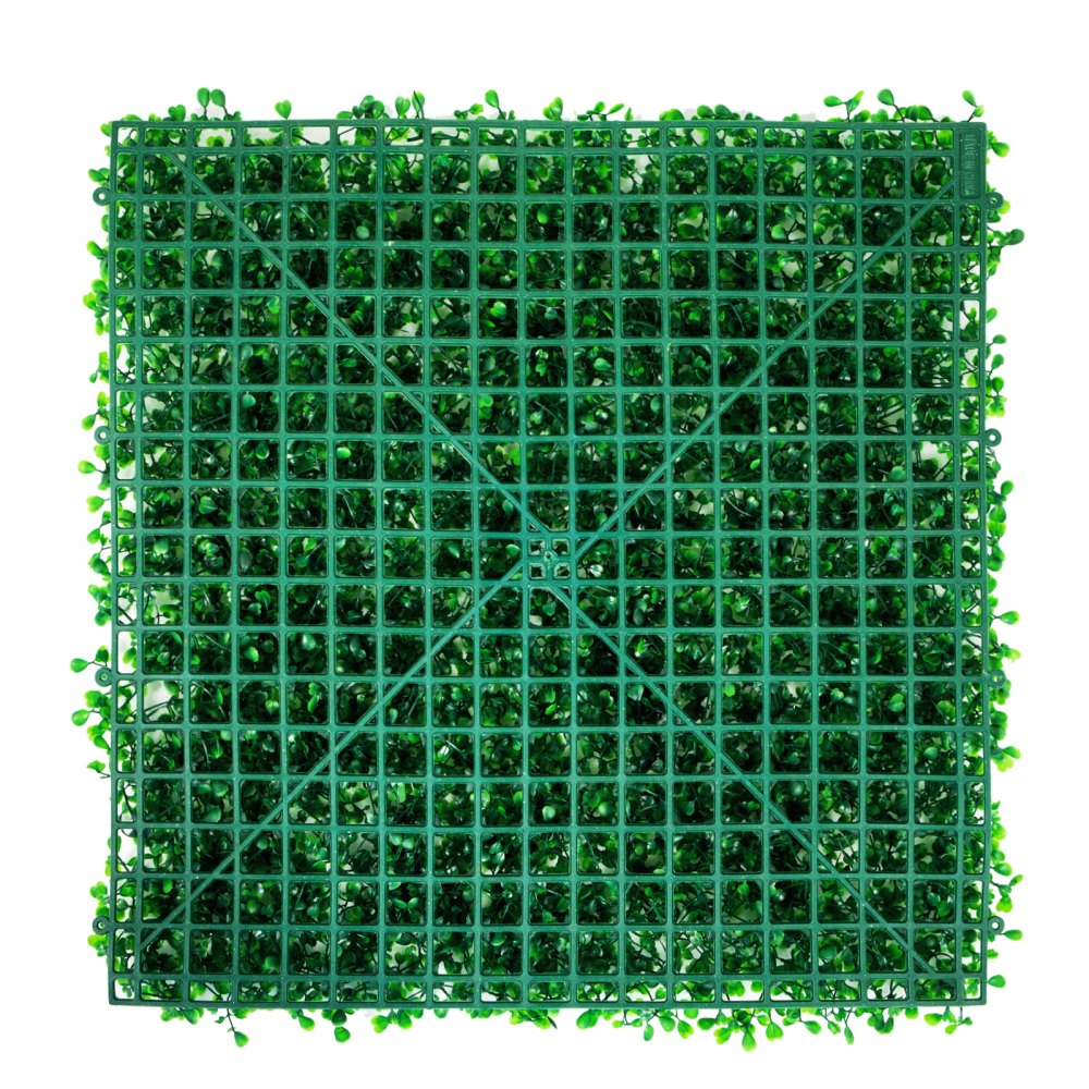 VEVOR Artificial Boxwood Panel UV 6pcs Boxwood Hedge Wall Panels, Artificial Grass Backdrop Wall 20