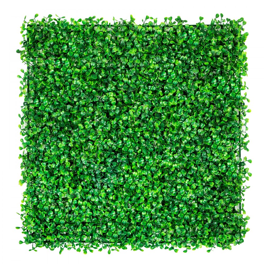 VEVOR Artificial Boxwood Panel UV 6pcs Boxwood Hedge Wall Panels, Artificial Grass Backdrop Wall 20