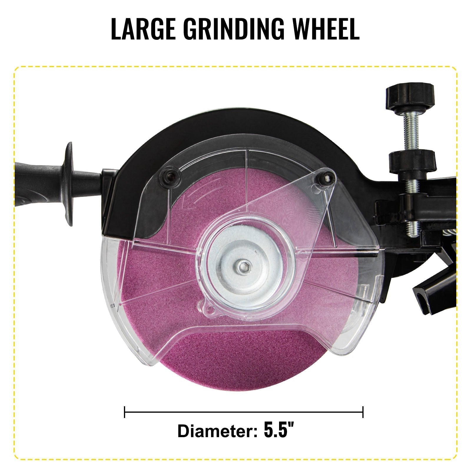 VEVOR Chainsaw Sharpener 230W, Professional Multi-Angle Adjustable Chain Grinder 3000RPM, Electric Chainsaw Blade Sharpener for 1/4\