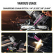 VEVOR Chainsaw Sharpener 230W, Professional Multi-Angle Adjustable Chain Grinder 3000RPM, Electric Chainsaw Blade Sharpener for 1/4\