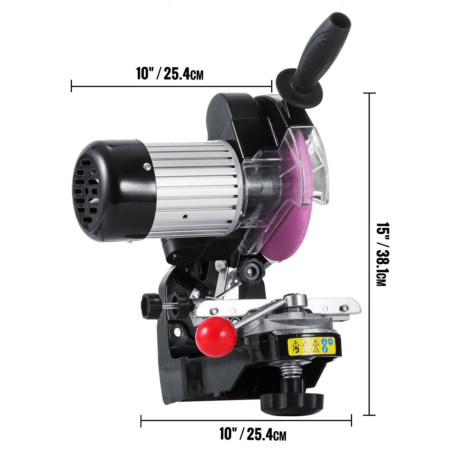 VEVOR Chainsaw Sharpener 230W, Professional Multi-Angle Adjustable Chain Grinder 3000RPM, Electric Chainsaw Blade Sharpener for 1/4\