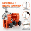 VEVOR Chainsaw Sharpener, Hand-Cranked Chain Saw Sharpening Jig Fit 4