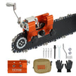 VEVOR Chainsaw Sharpener, Hand-Cranked Chain Saw Sharpening Jig Fit 4