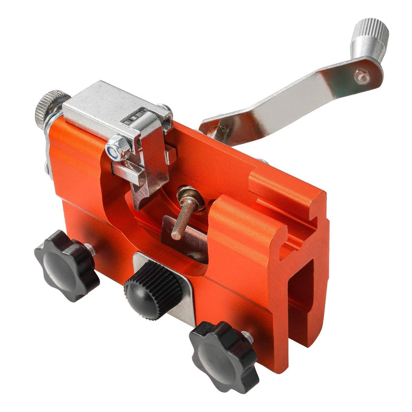 VEVOR Chainsaw Sharpener, Hand-Cranked Chain Saw Sharpening Jig Fit 4