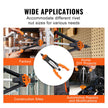 VEVOR Rivet Nut Tool, 16” Rivnut Tool Kit with 13PCS Metric and SAE Mandrels, 186PCS Rivet Nuts, M3, M4, 10-24, M5, M6, 1/4-20, 8-32, 5/16-18, M8, 3/8-16, M10, M12, 1/2-13, Semi-auto Retraction