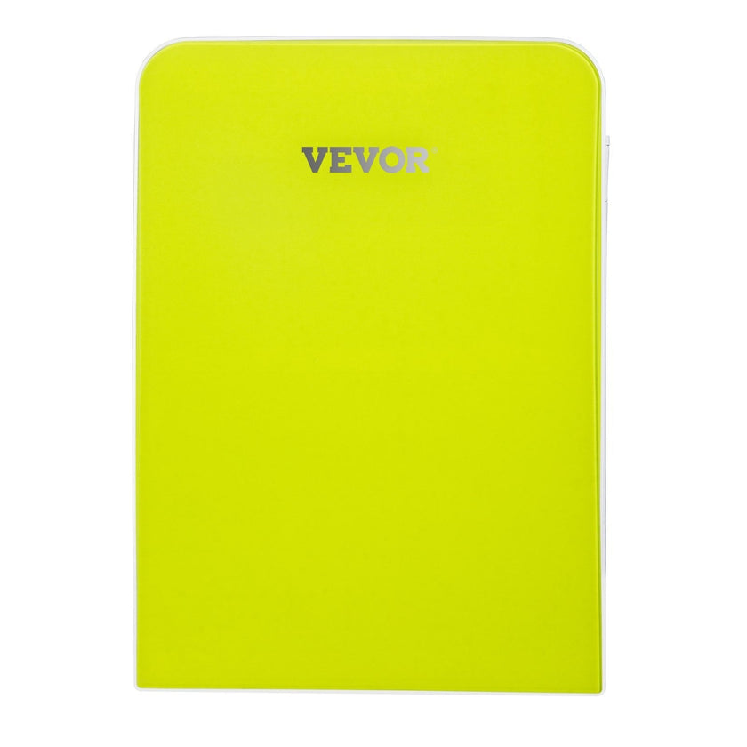 VEVOR 15L Mini Fridge,12V Portable Cooler & Warmer, Lightweight Beauty Fridge With Glass Front,Mini Fridge 15 Liter/18 Can For Food, Drinks, Skincare, Beauty, Makeup & Cosmetics (Green)