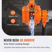 VEVOR Manual Lever Chain Hoist, 1/2 Ton 1100 lbs Capacity 5 FT Come Along, G80 Galvanized Carbon Steel with Weston Double-Pawl Brake, Auto Chain Leading & 360° Rotation Hook, for Garage Factory Dock