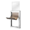 VEVOR Pet Door for Door with Lock and Magnetic Flap System Aluminum Frame Large