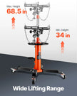VEVOR Transmission Jack, 1322 LBS Hydraulic Telescoping Transmission Jack, 34.3