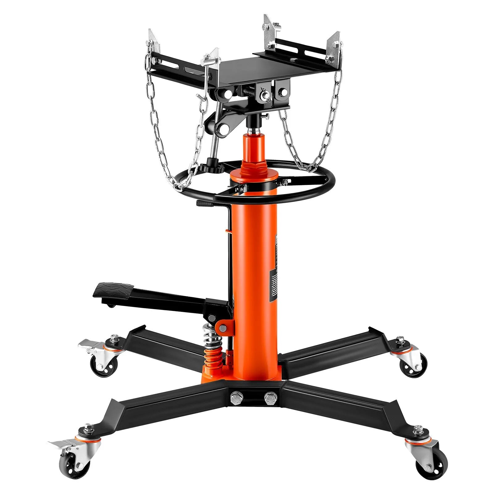 VEVOR Transmission Jack, 1322 LBS Hydraulic Telescoping Transmission Jack, 34.3