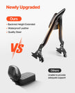 VEVOR Motorcycle Backrest Sissy Bar for Harley-Davidson Dyna 2006-2017 27 in