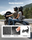 VEVOR Motorcycle Backrest Sissy Bar for Harley-Davidson Touring Models 2009-2024