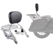 VEVOR Motorcycle Backrest Sissy Bar with Luggage Rack for Harley Touring Models