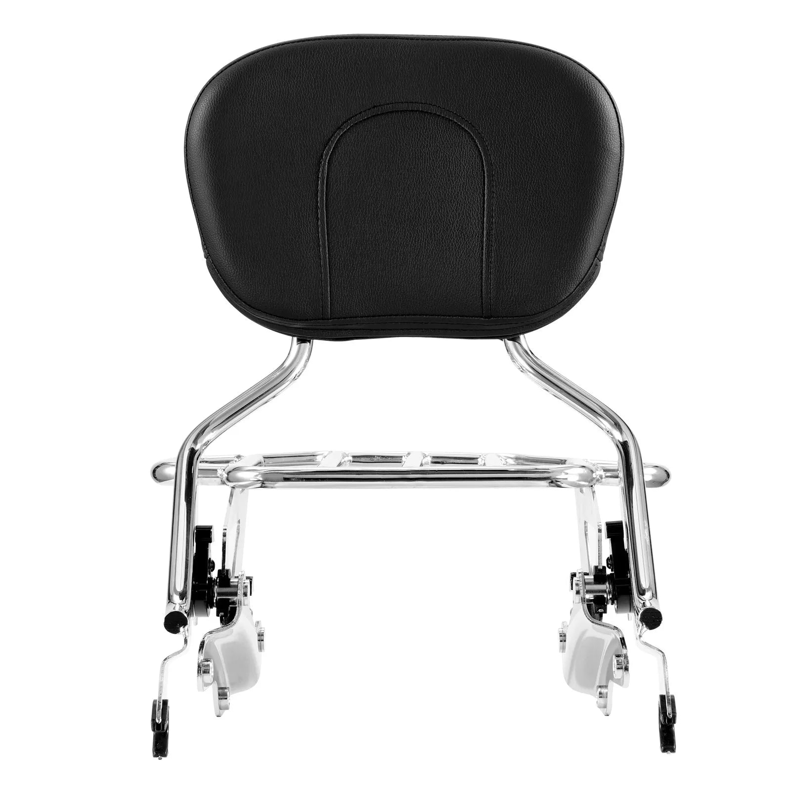 VEVOR Motorcycle Backrest Sissy Bar with Luggage Rack for Harley Touring Models