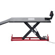 VEVOR Motorcycle Lift Table, 1500 lbs Capacity Electric Hydraulic Lift with Wheel Chock for ATV & Dirt Bikes