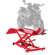 VEVOR Motorcycle Lift Table, 1000 lbs Capacity with 360° Rolling Jack Stand & Security Lock