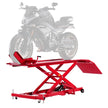 VEVOR Motorcycle Lift Table, 1000 lbs Capacity with 360° Rolling Jack Stand & Security Lock