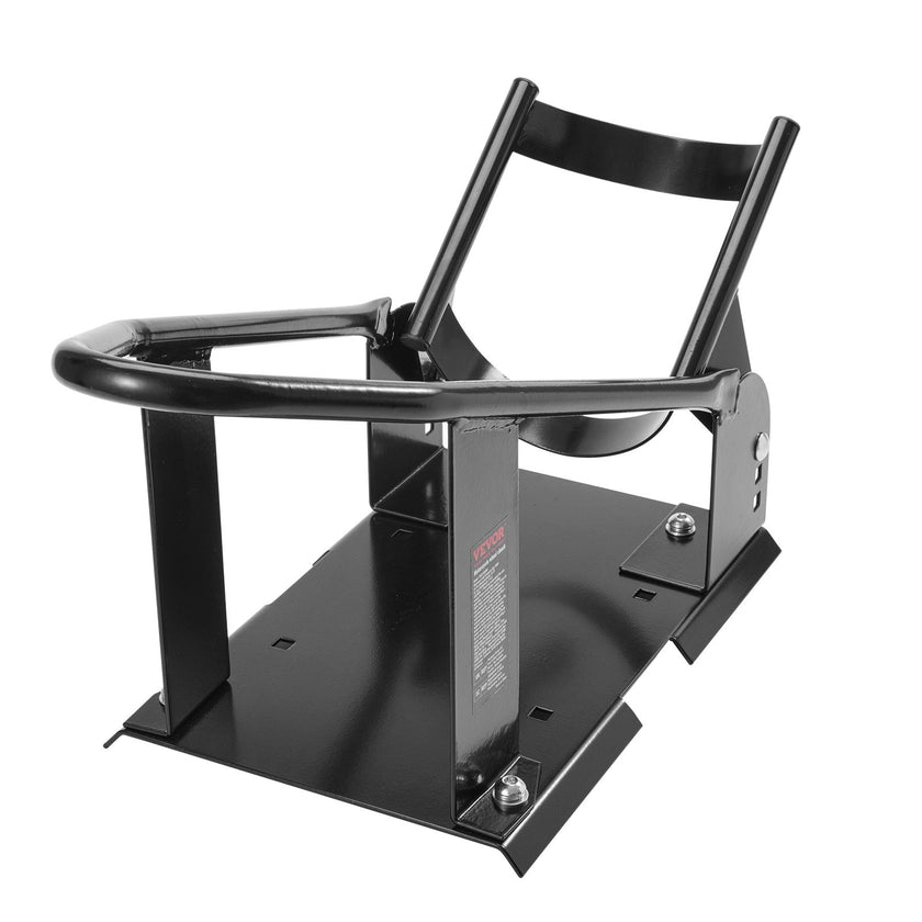 VEVOR Motorcycle Wheel Chock, 1800 lbs Capacity Wheel Cradle Holder, Heavy-duty Steel Motorcycle Front Wheel Stand with 3 Adjustable Holes, For 15