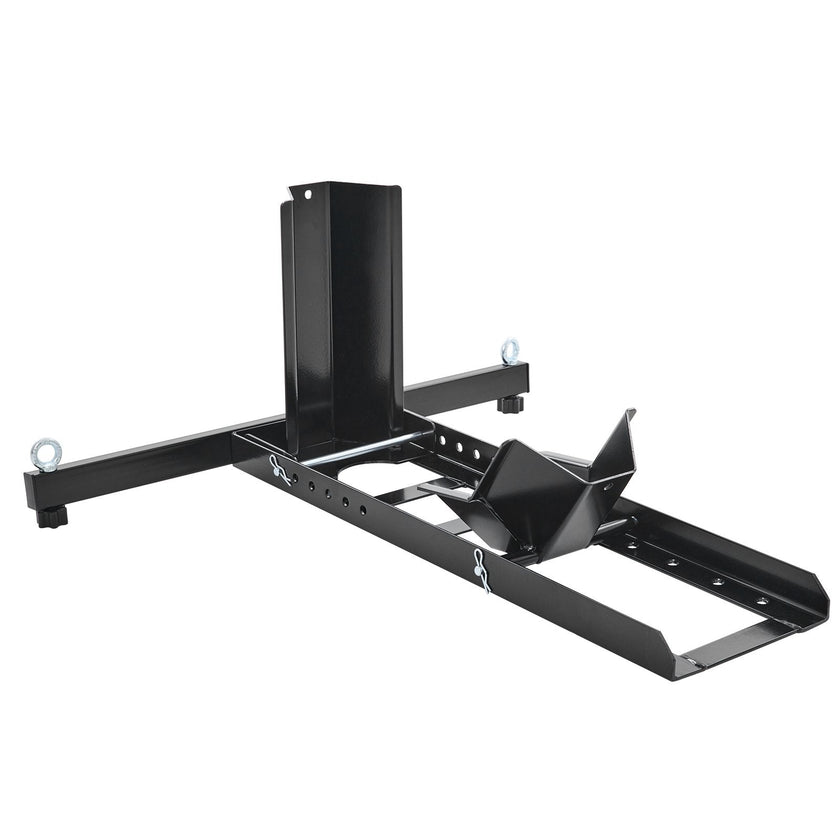 VEVOR Motorcycle Wheel Chock Upright, 1800 lbs Capacity, Heavy-duty Steel Motorcycle Front Wheel Stand with 6 Adjustable Holes, For 15