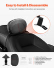 VEVOR Motorcycle Backrest Sissy Bar for Harley Touring Models 2009-2024 12.2 in