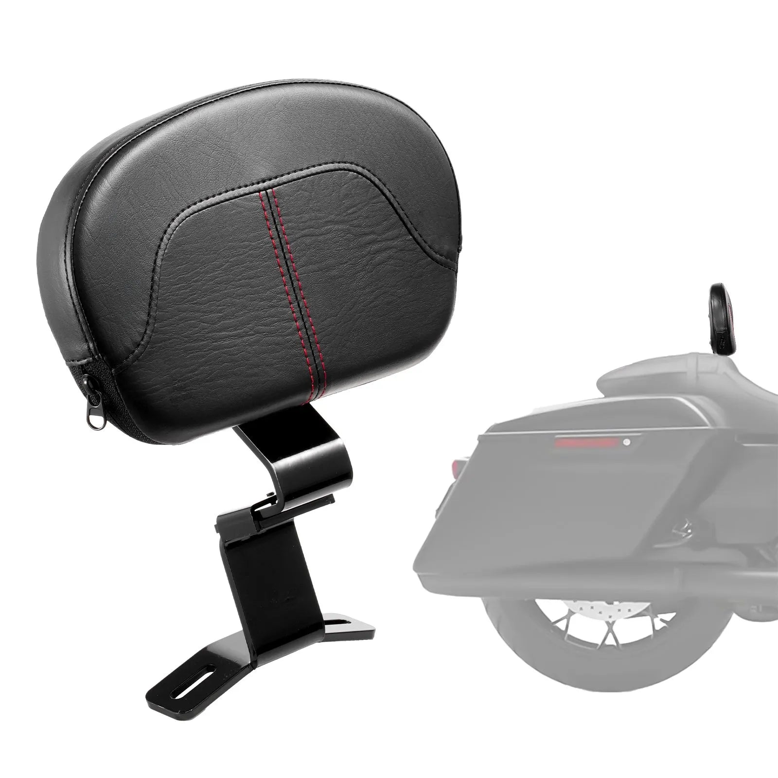 VEVOR Motorcycle Backrest Sissy Bar for Harley Touring Models 2009-2024 12.2 in