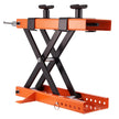 VEVOR Motorcycle Lift Scissor Jack Stand 1100 Lb with Saddle ATV Lift Dirt Bike