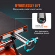 VEVOR Motorcycle Lift, 1100 LBS Motorcycle Scissor Lift Jack with Wide Deck & Safety Pin, 3.7