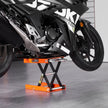 VEVOR Motorcycle Lift, 1100 LBS Motorcycle Scissor Lift Jack with Wide Deck & Safety Pin, 3.7