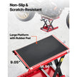 VEVOR Motorcycle Scissor Lift Jack, 1100 lbs Capacity, Wide Deck & Lock Pin, 3.74