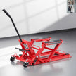 VEVOR Hydraulic Motorcycle Lift Jack, 1500 lbs Capacity ATV & Dirt Bike Hoist Stand with 4 Wheels