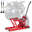 VEVOR Hydraulic Motorcycle Lift Jack, 1500 lbs Capacity ATV & Dirt Bike Hoist Stand with 4 Wheels