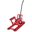 VEVOR Hydraulic Motorcycle Lift Jack, 1500 lbs Capacity ATV & Dirt Bike Hoist Stand with 4 Wheels