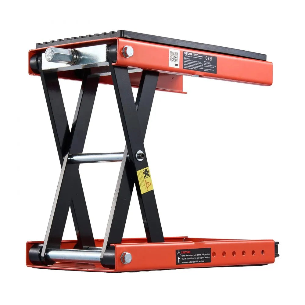 VEVOR Motorcycle Scissor Lift Jack, 1500 lbs Capacity with Lock Pin and Steel Hoist for Touring Motorcycles